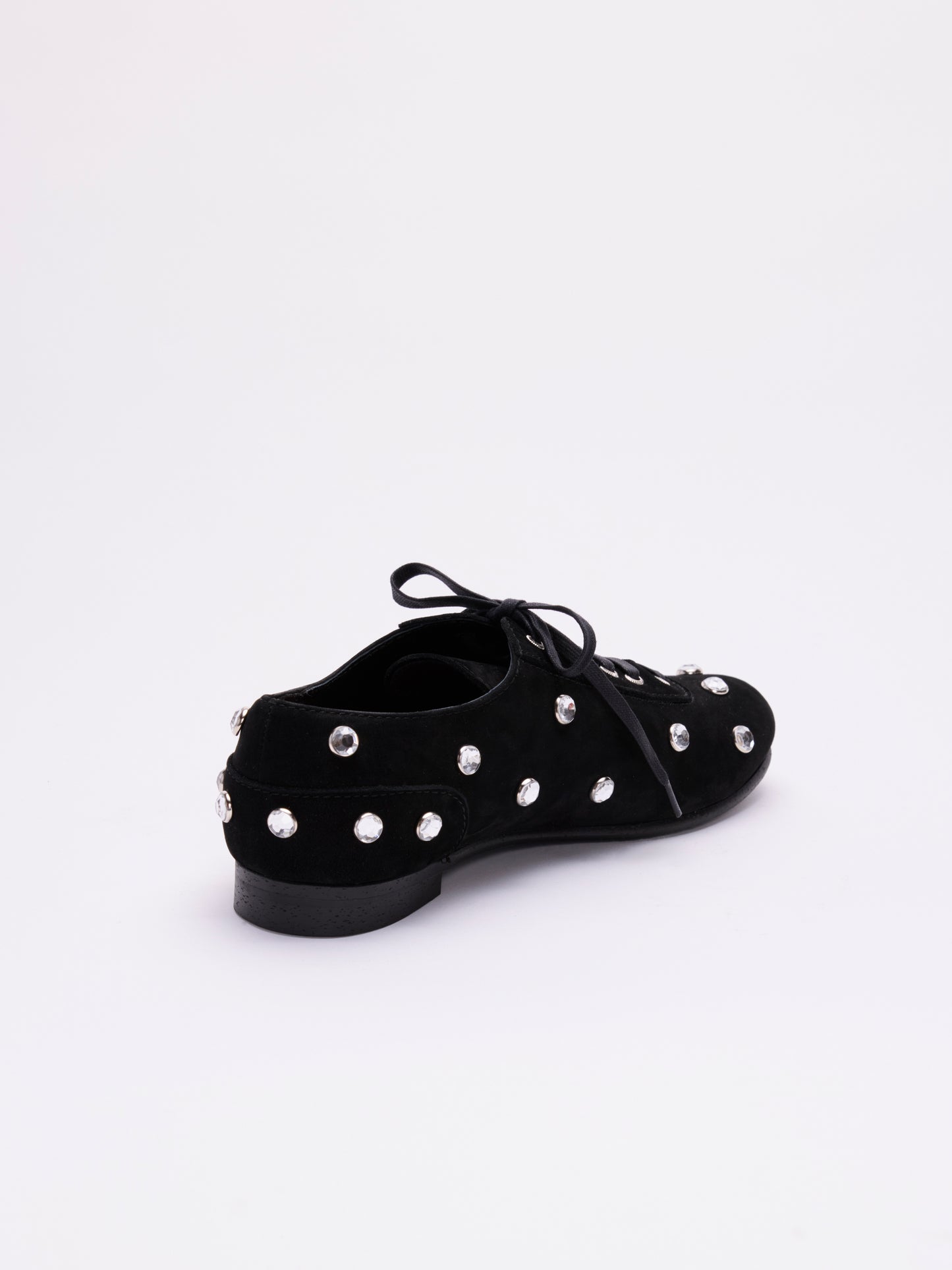 RENJI / CRYSTAL ALL OVER | Black Nubuck