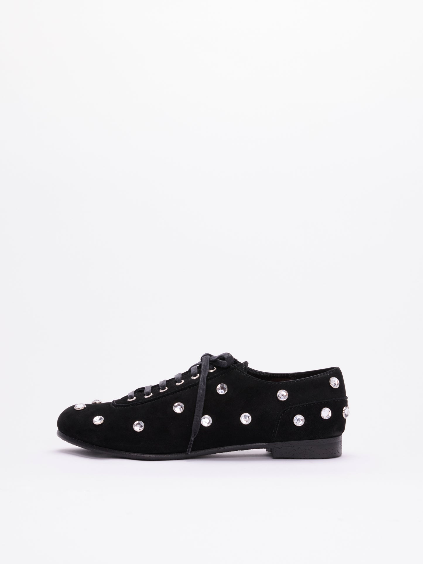 RENJI / CRYSTAL ALL OVER | Black Nubuck