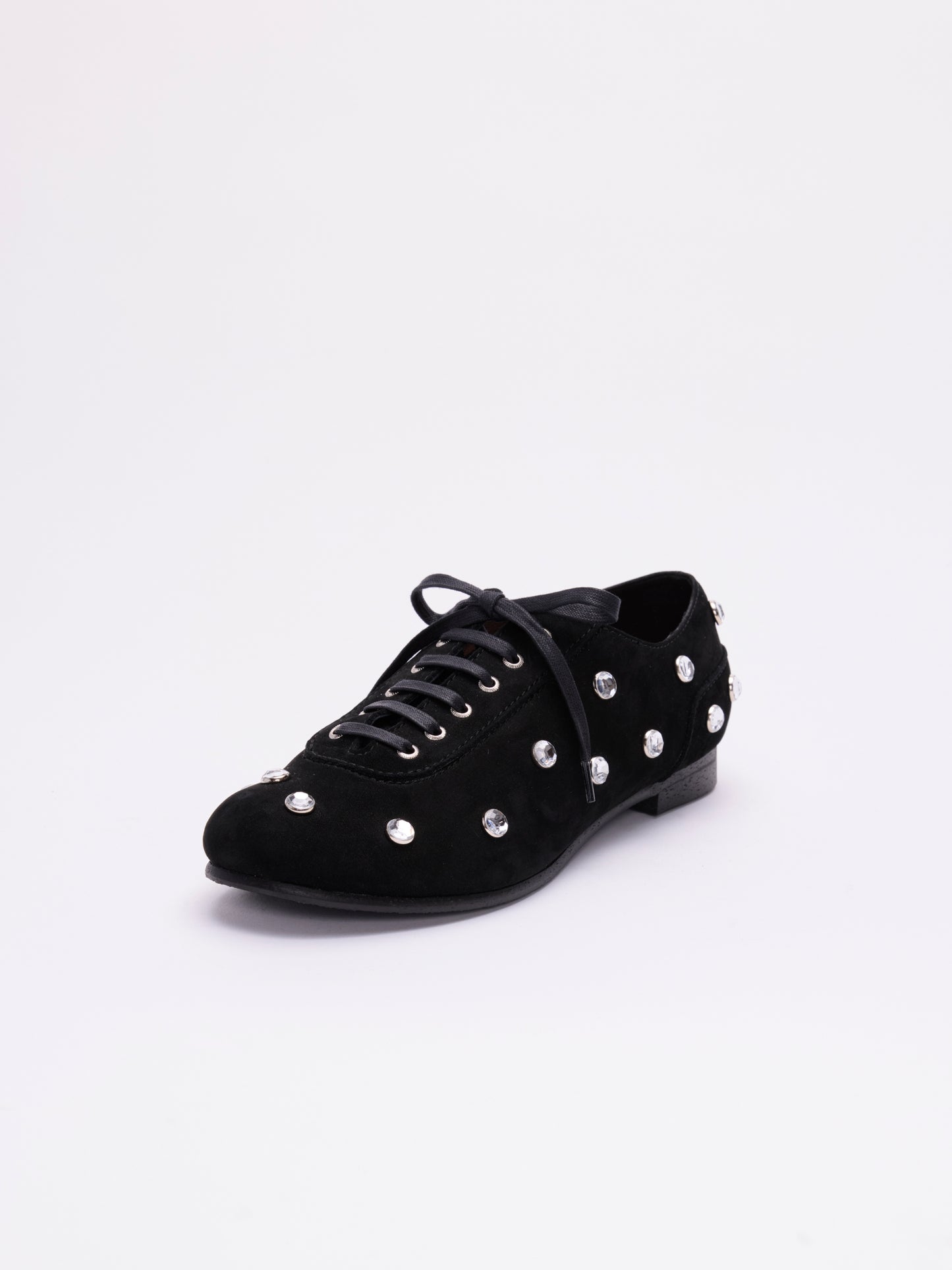 RENJI / CRYSTAL ALL OVER | Black Nubuck