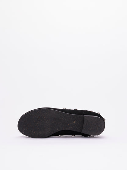 RENJI / CRYSTAL ALL OVER | Black Nubuck
