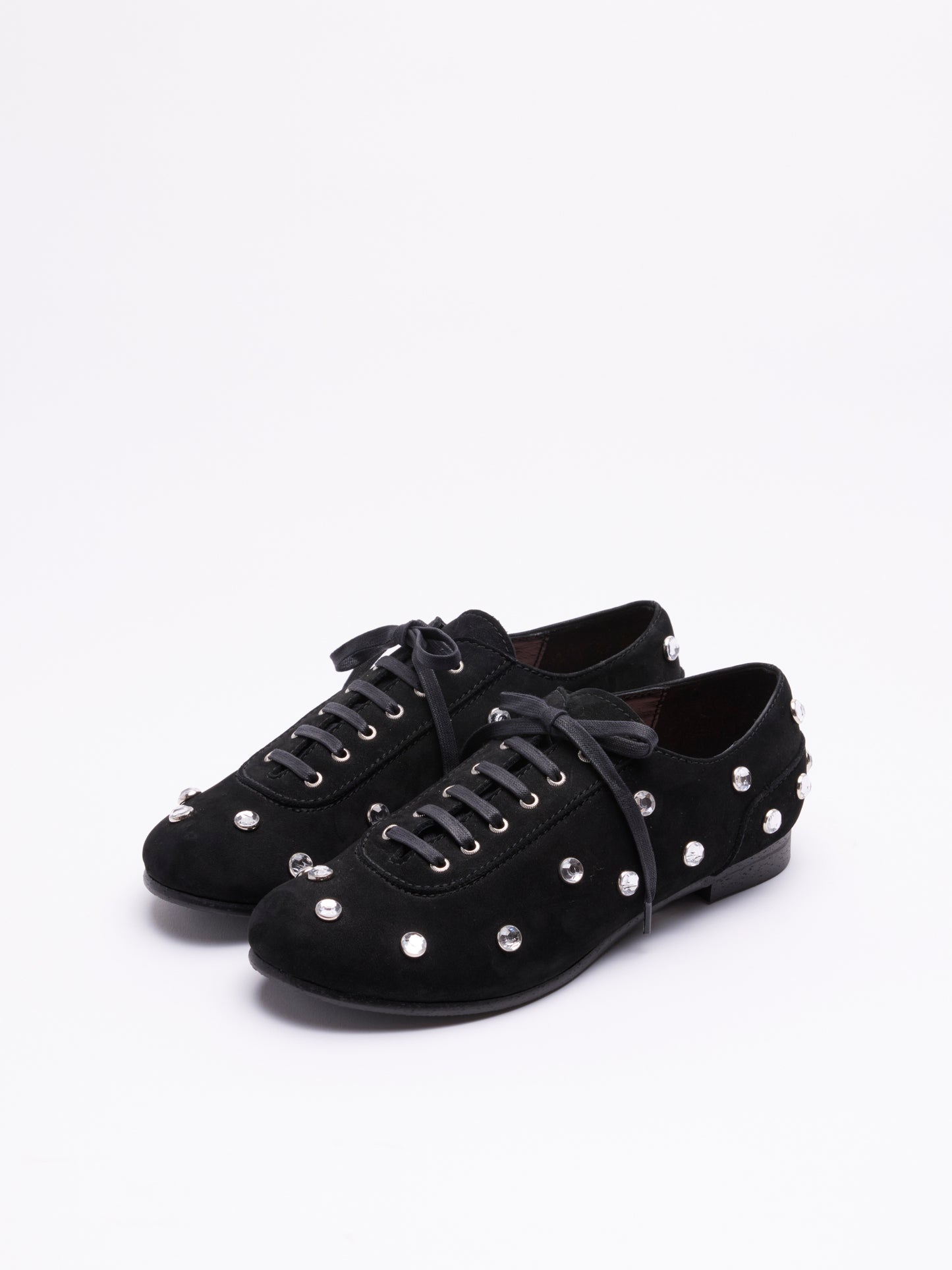 RENJI / CRYSTAL ALL OVER | Black Nubuck